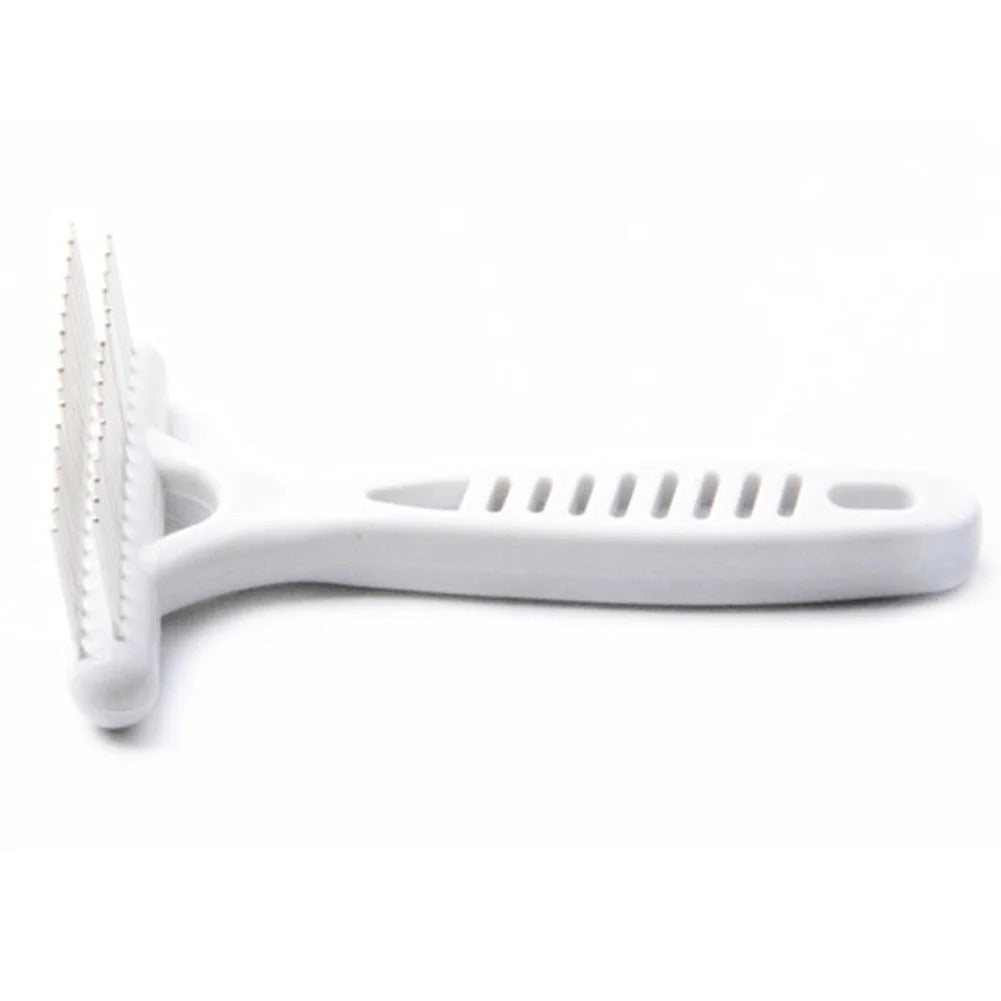 Pet Grooming Comb | Gentle Deshedding Rake Brush
