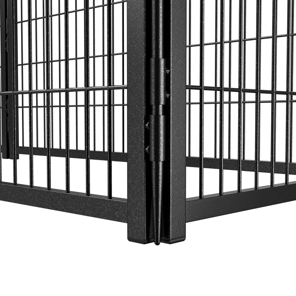 Heavy-Duty Metal Dog Playpen for Indoor & Outdoor Use, 40-in, 8-panel