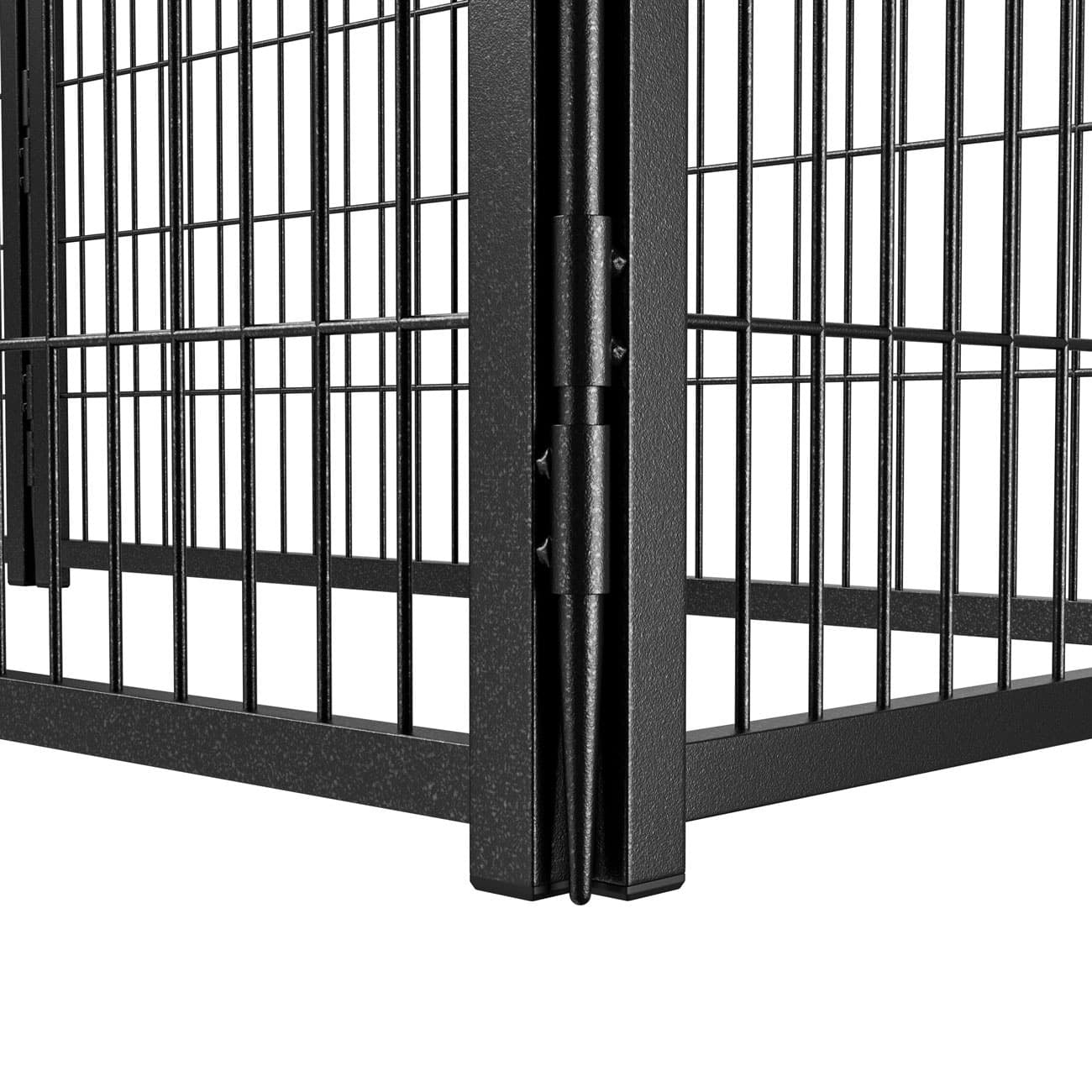 Heavy-Duty Metal Dog Playpen for Indoor & Outdoor Use, 40-in, 8-panel