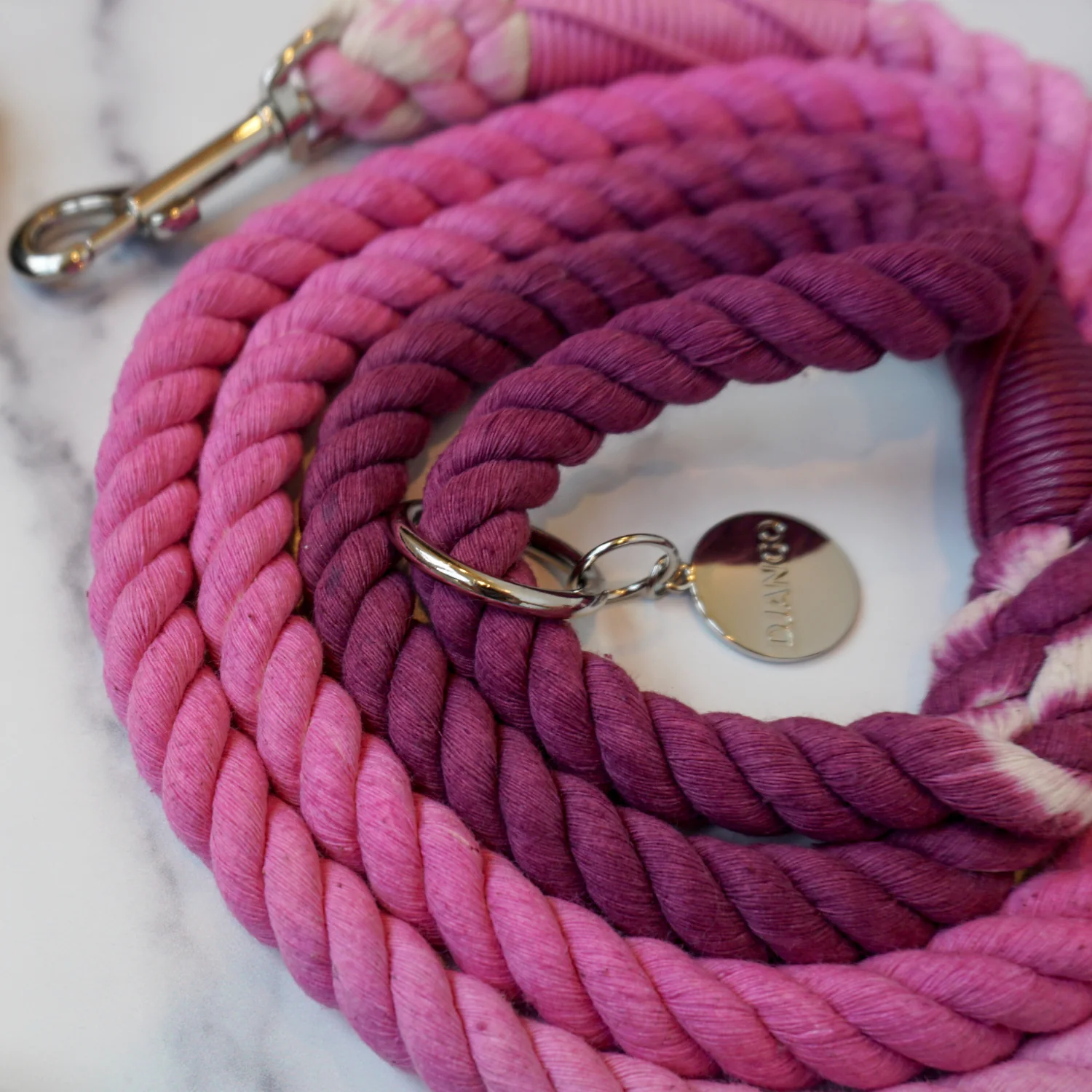 Dog Leash | Soft Braided Cotton Rope Design