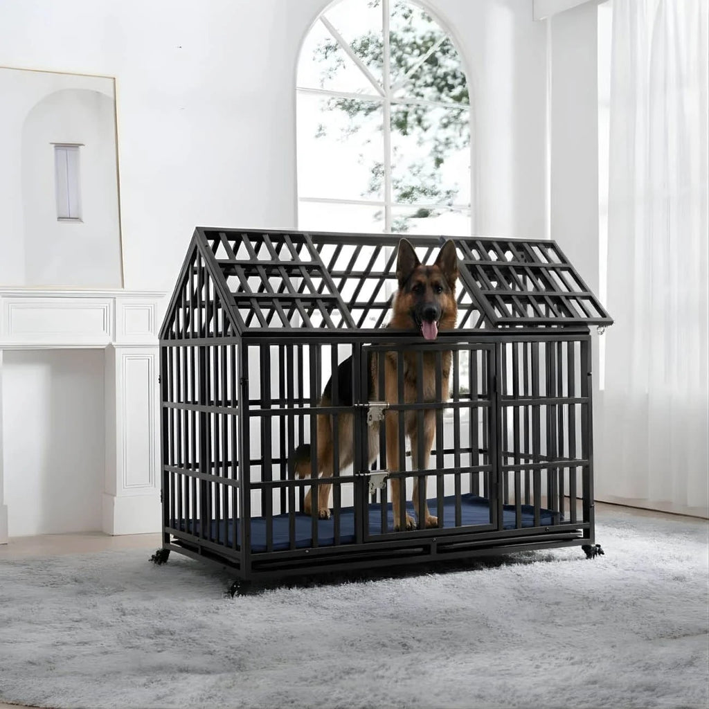 Dog Crate | Heavy Duty Indoor Kennel for Large Dogs