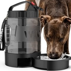 Dog Water Bottle | Large Capacity Travel Bowl Dispenser