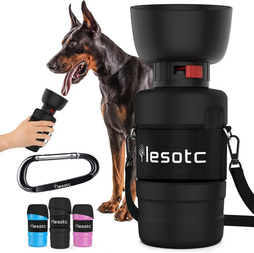 Dog Water Bottle | Portable Leakproof Travel Dispenser