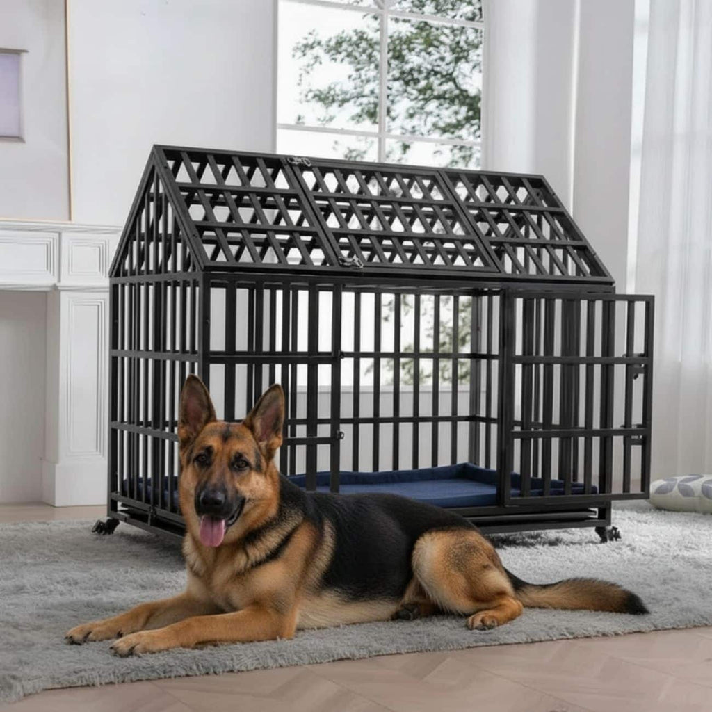 Dog Crate | Heavy Duty Indoor Kennel for Large Dogs