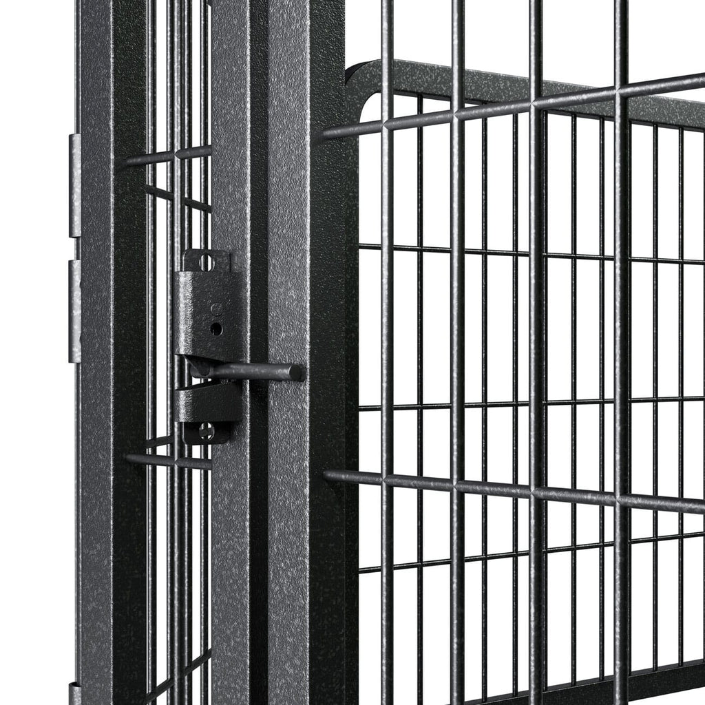 Heavy-Duty Metal Dog Playpen for Indoor & Outdoor Use, 40-in, 8-panel