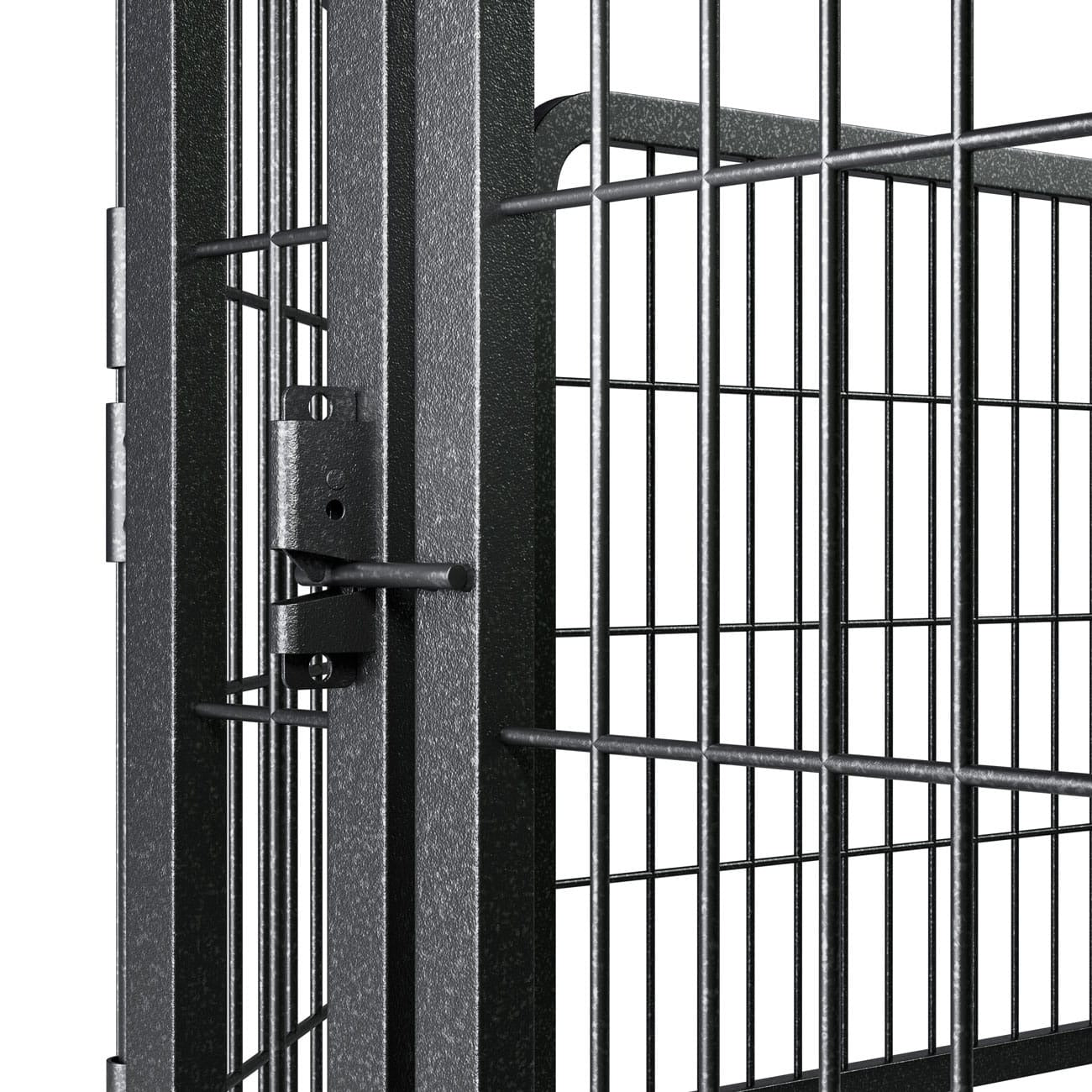 Heavy-Duty Metal Dog Playpen for Indoor & Outdoor Use, 40-in, 8-panel
