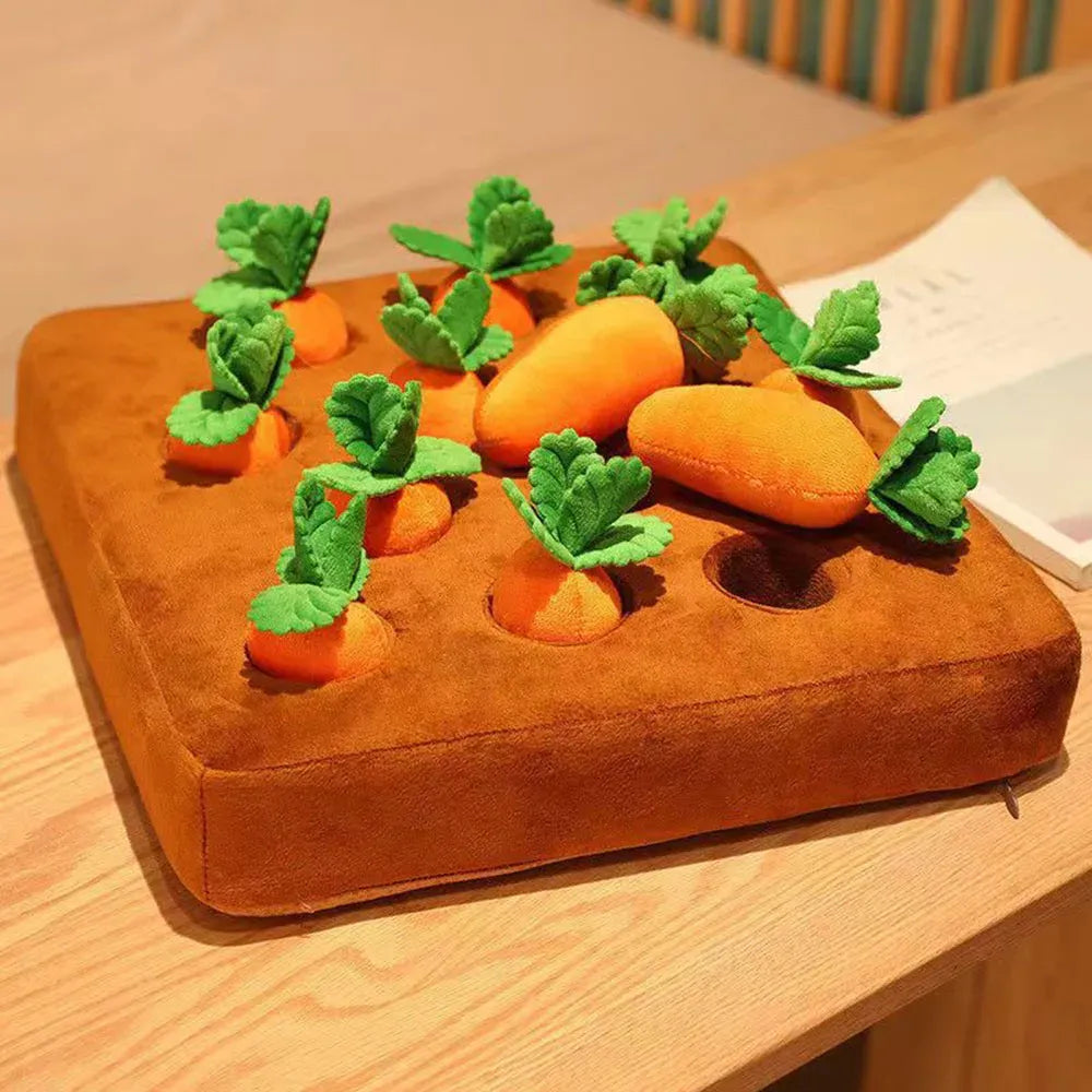 Snuffle Toy | Interactive Carrot Puzzle Mat