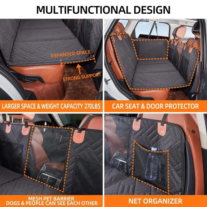 Car Seat Cover | Hard Bottom Dog Travel Protector